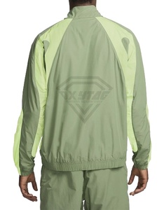 Conjunto de dos piezas cortavientos personalizado OEM de alta calidad, chaqueta de talla grande con cremallera, chándal transpirable de nailon con cremallera a prueba de viento para hombre - Product Image 3