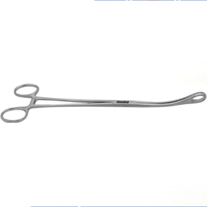 Jeune pince à saisir la langue Instrument dentaire chirurgical en acier inoxydable avec mâchoires en caoutchouc pour les procédures orales et ORL - Product Image 5