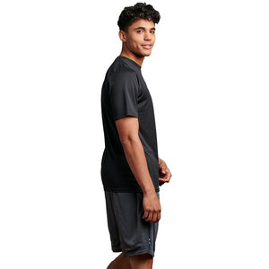 เสื้อยืดคอกลมแขนสั้นสำหรับผู้ชายไซส์ใหญ่พิเศษเสื้อยืดครอปผ้าฝ้าย100% ระบายอากาศ - Product Image 4