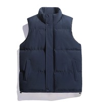 Haute qualité hommes sans manches doudoune léger matelassé gilet chaud hiver body chaud mode extérieur Streetwear