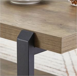 Traditional classic wood metal coffee <b>table</b> for kitchenware office home restaurant living room garden decoration made in india - Product Image 2