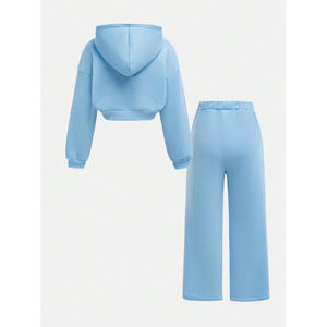 Survêtement pour enfants avec impression personnalisée tissu de qualité supérieure polaire douce respirant coupe confortable couture durable marque privée vente en gros - Product Image 2