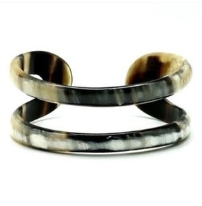 Brazalete de Cuerno Natural, Joyería de Cuerno Única y Elegante, Brazalete de Cuerno Natural Hecho a Mano de la India - Product Image 4