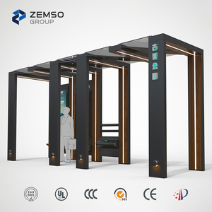 Thông Minh Thành phố năng lượng mặt trời dừng xe buýt nơi trú ẩn với LCD màn hình quảng cáo trạm xe buýt với băng ghế dự bị xe buýt hành khách Quầy - Product Image 6