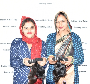 Produit de qualité naturel cheveux non transformés bon marché bruts vierges faisceaux cuticule alignée vague de corps temple indien extensions de cheveux humains - Product Image 1