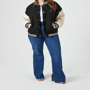 Alta calidad Vintage invierno otoño hombres béisbol Letterman Varsity chaquetas fabricante personalizado sólido transpirable bordado - Product Image 3