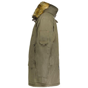 Chaqueta Parka de Invierno con Capucha y Logotipo Personalizado para Hombre - Chaqueta Impermeable para Exteriores con Logotipo en la Parte Delantera - Product Image 3