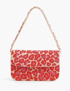 Eye Catching Trending Handmade Beaded Shoulder Bag Colorful Striped Designer Purse Luxury Beadwork <b>Handbag</b> Wholesale 2026 - Product Image 5