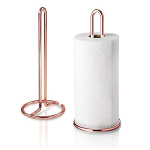 New Design Luxury Portable Metal Tissue & Napkin Holder Stand with Storage Box <b>for</b> <b>Home</b> and Hotels - Product Image 1