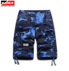 Short de sport en coton et polyester de qualité pour hommes, en maille, pour l'entraînement, style sportif athlétique et décontracté, avec poches et motif solide, fabriqué au Pakistan - Product Image 5