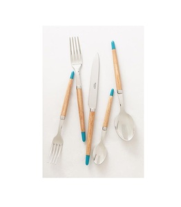 ชุดช้อนส้อมมีดไม้ดีไซน์โบราณสำหรับอาหารเย็นชุดช้อนส้อมมีดดีไซน์หรูหรา - Product Image 2