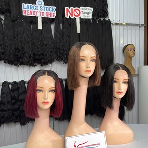 HD 5x5 Lace Closure Bone Straight <b>Wig</b> 100% Vietnamese Human Hair, Silky <b>Bob</b> <b>Wigs</b>, Virgin Bone Straight Hair Extensions Wholesale - Product Image 3