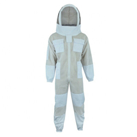 Superventas 100% algodón traje de apicultura de cuerpo completo mono de trabajo personalizado con excelente seguridad al por mayor