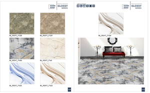 Diseño moderno, azulejos de súper porcelana de 600x600mm, diseño 3D, azulejo de pared de suelo de porcelana de cerámica pulida de alta calidad - Product Image 3