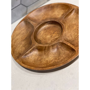 Bandeja de cocina multifuncional de madera de gran tamaño superventas bandeja de madera ligera de buena calidad bandeja de servicio para suministros de Hotel - Product Image 3