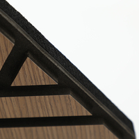 Panneaux muraux acoustiques géométriques en MDF OEM, décoratifs et insonorisants, pour salon, bureau, hôtel