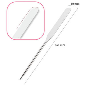 Espátula de Belleza Manual de Acero Inoxidable de Alta Calidad con Certificación CE, Acabado Pulido de un Solo Extremo para Aplicaciones de Mezcla de Cemento para Artistas - Product Image 2