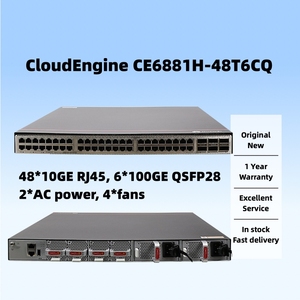 Commutateur de centre de données haute performance géré L3 HUA WEI CloudEngine CE6881H-48T6CQ 48 ports 10G RJ45 Base-T 6 ports 100G QSFP28 - Product Image 1
