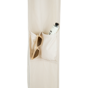 Carpa de <span class=keywords><strong>Playa</strong></span> Cuadrada de Alta Calidad con Protección UV, con Postes de Madera, Color Rosa, con Cortina Lateral - Product Image 3
