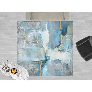 Tapis gris effet plâtre : Tapis d'intérieur moderne rustique imprimé, tapis en chenille - Product Image 3