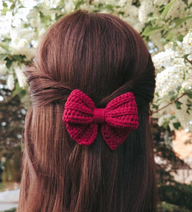 Pasadores de Pelo de Ganchillo Hechos a Mano con Aspecto Boho, Estilo Elegante con Cristales - Product Image 2