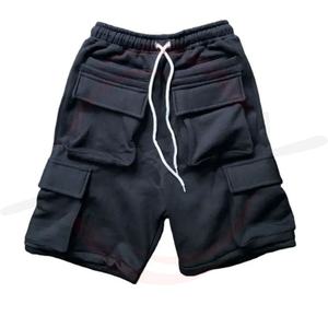 High Quality Quick Dry Long Drawstring Cotton Custom <b>Cargo</b> Shorts for Men Fleece <b>Cargo</b> Shorts - Product Image 1