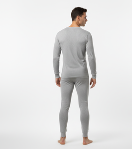Traje Térmico Gris IronLayer para Hombre, Suave, de Manga Larga, Tejido Transpirable, Diseñado para Protección en la Temporada de Frío - Product Image 3