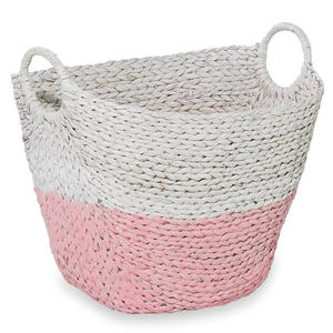 Cesta de regalo de jacinto de agua, cestas de excelente calidad para almacenamiento y organización del hogar - Product Image 2