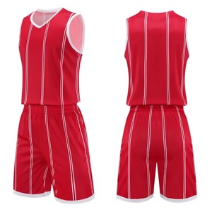 Men's Basketball Uniform Wholesale Breathable Plus Size Jersey Wear Sets Vest Custom Printed Colorful Quick Dry High Quality - Product Image 2