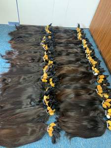 Cabello de bebé, cabello sin procesar, paquetes de cabello vietnamita 100%, cutícula Natural alineada, venta al por mayor, virgen, crudo, camboyano, 10 "-50" - Product Image 5