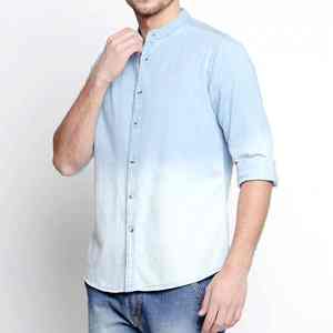 Chemises en jean pour hommes, nouvelle collection, style vintage, tissu haute performance, palette de couleurs personnalisée, vente en gros - Product Image 5