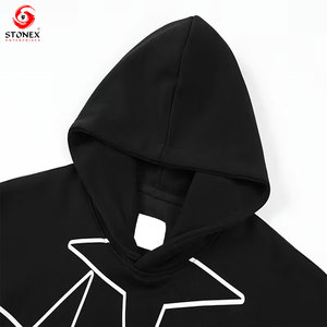 เสื้อฮู้ดดี้พิมพ์ลายผู้ชายสไตล์ใหม่ ผ้าฝ้าย 100% สำหรับฤดูหนาว รับทำโลโก้และออกแบบตามสั่ง บริการ OEM เสื้อผ้าลำลองแนวสตรีท - Product Image 6
