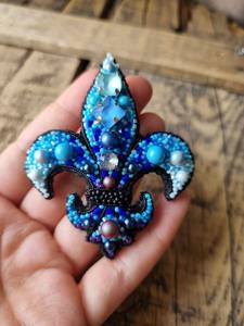 Stylish Seed Beaded Embroidered Alloy Keychains Women Fashionable Wine <b>Glass</b> Charm Bag Woven Technique Idea Style Durable - Product Image 6