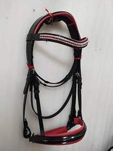 สายคาดศีรษะม้าแบบหนังดิบพร้อมเชือกผูก - Product Image 2