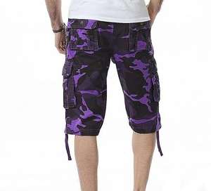 กางเกงขาสั้นผู้ชายสไตล์ไฮสตรีท มีกระเป๋า ซิป สำหรับออกกำลังกาย ไซส์ใหญ่ ความยาวระดับเข่า แห้งเร็ว ผ้าแคนวาส รับผลิตแบบ OEM สกรีนลายตามสั่ง ผ้าโพลีเอสเตอร์สีพื้น - Product Image 5