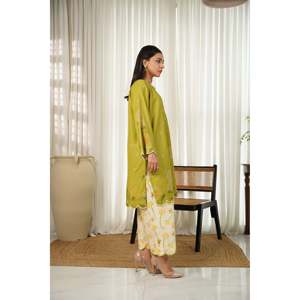Brandsinn ชุดเสื้อและกางเกงผ้าไหมซาติน BIC-1735 2ชิ้น - Product Image 5