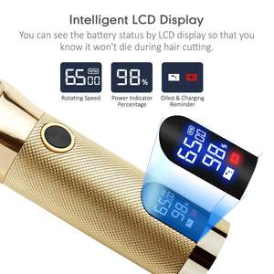 Tondeuses à barbe et moustache sans fil professionnelles pour hommes, coupe précise, résistantes à l'eau IPX7 - Product Image 5