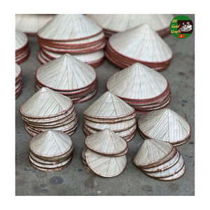 Mini Sombrero Cónico Vietnamita Non La para Decoración Artesanal, Regalo y Recuerdo, Sombrero Cónico Mini Hecho a Mano con Cuerda, 3-7 Sombreros por Juego - Product Image 6