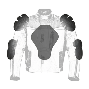 Touring imperméable hiver imprimé moto veste classique rouge coupe-vent CE blindé Biker Gear Textile veste unisexe - Product Image 6