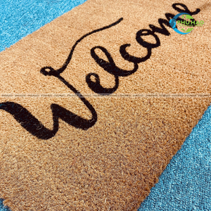 Tapis de porte en fibre de coco fabriqués à la main durables WELCOME MAT Pet Mat du Vietnam Design unique pour votre maison, décoration parfaite pour la maison - Product Image 6