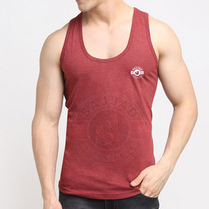 Wholesale Custom Logo Print Fitness Gym Sportswear Man <b>Muscle</b> Cotton Quick Dry Tank Tops for Men - Product Image 1