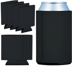 Venta al por mayor logotipo personalizado color sólido aislado a prueba de golpes mantener el soporte para bebidas frías lata de cerveza de neopreno para lata plegable Coozies - Product Image 5