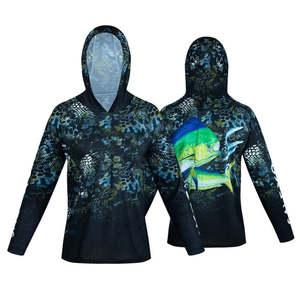 Camisas de Pesca de Manga Larga para Hombre, con Malla Ventilada, Protección UV UPF50+, Protección Solar, Absorción de Humedad, Transpirables, de Secado Rápido, de Poliéster - Product Image 5