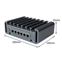 Partícipe H9 PfSense Router 8th Gen 4205U i3 8130U i5 8250U 8550U 6 Nics 2 DDR4 Mini PC sin ventilador OPNsense cortafuegos del servidor VPN