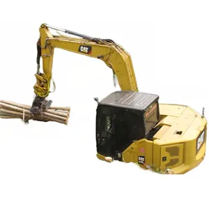 quick load wood to truck log scrap grapple with rotator for excavator WYJ100P for 10 ton excavator big forestry grapple