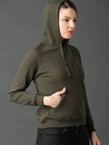 เสื้อมีฮู้ดสีทึบพิมพ์ลายตามสั่งสำหรับผู้ชายผู้หญิงเสื้อสวมหัวขนแกะคอวีทรงหลวมระบายอากาศบางเป็นมิตรต่อสิ่งแวดล้อมสำหรับฤดูหนาวฤดูใบไม้ร่วง - Product Image 3