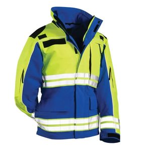 Safety Wear <b>Winter</b> Waterproof Hi Vis Safety Jacket with Long Sleeves Reflective Work-wear for Outdoor Safety Jackets for Unisex - Product Image 1