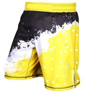 Duurzaam Mesh Ademende Stoffen Boksen Sport Board Shorts Hoge Kwaliteit Custom Mma Shorts Heren Muay Thai Shorts