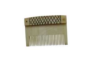 หวีกระดูกสำหรับจัดแต่งทรงผมหวีกระดูกอูฐควายออกแบบโลโก้ได้ตามต้องการขนาดเป็นมิตรต่อสิ่งแวดล้อมและมีสไตล์ - Product Image 2