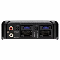 Amplificateur DSP 4 canaux pour voiture 60W x 4 RMS Classe AB avec égaliseur crossover 12V pour autoradio Android